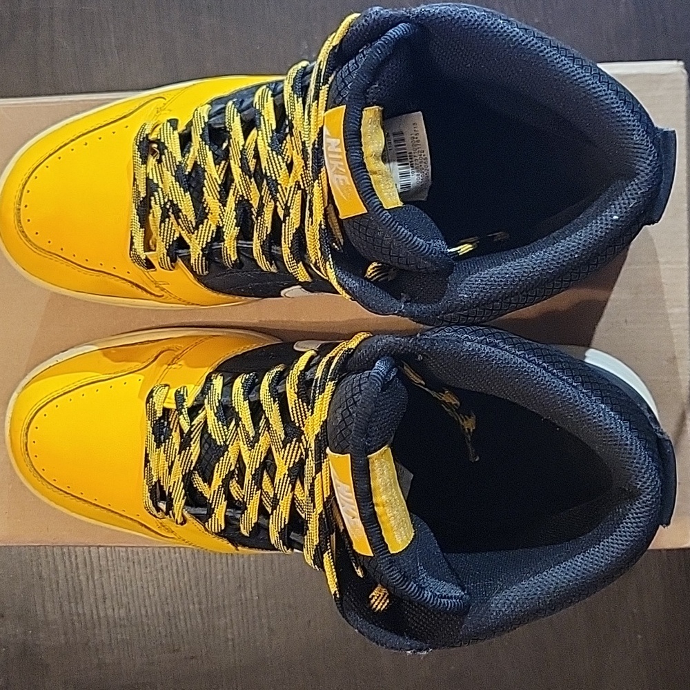 Nike Air Force II Rare "Black Yellow Gum" (2009) Mens 11.5 EUC - Picture 6 of 12